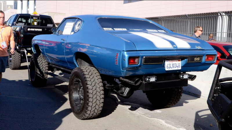 Illustration for article titled This Monster 4x4 Is A Terrible Waste Of A 1970 Chevrolet Chevelle